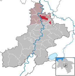 Läget för kommunen Eystrup i Landkreis Nienburg/Weser