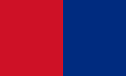 Banner o Liechtenstein frae 1852 till 1921.