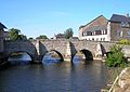 Vieux pont sur la Sélune et poste de guet