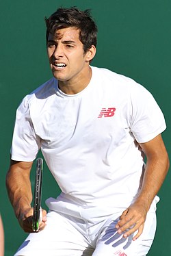 Cristian Garín ve Wimbledonu 2018