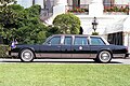 The 1989 presidential limousine, a Lincoln Town Car, used by President George H. W. Bush
