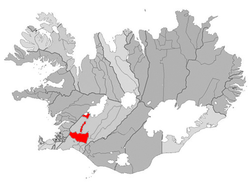 Location of Grímsnes- og Grafningshreppur