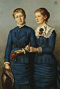 Ханс Тома - Bildnis der beiden Töchter der Familie Haag (1883) .jpg