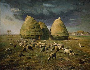 Haystacks:Autumn, c.1874