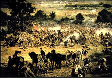 A small portion of the Gettysburg Cyclorama High Water Mark from Gettysburg.PNG