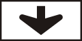 H-035 Arrow pointing to a traffic lane