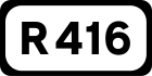 R416 road shield}}