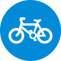 Compulsory cycle track