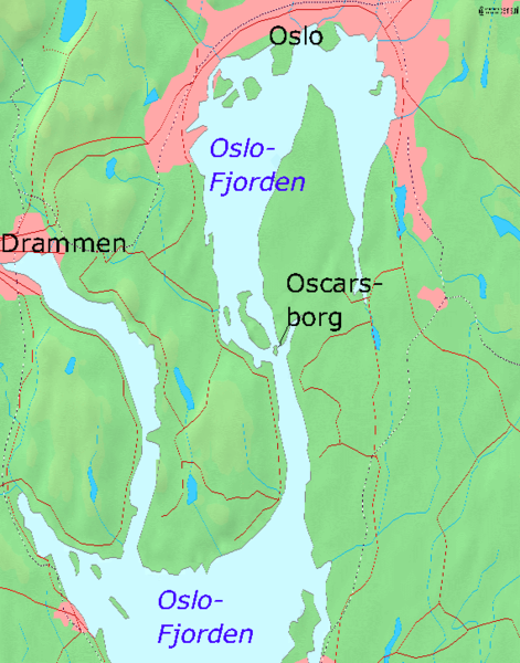 Oslofjord map