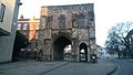 The remains of the medieval Kingsgate in Winchester