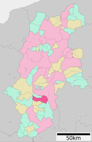 駒ヶ根市位置図