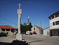 Crucero e iglesia de Lameiras