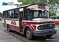 Antiguo colectivo de la línea, con el esquema antiguo de EVG S. A.