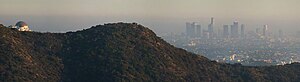Los Angeles and Griffith Observatory, as viewe...