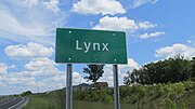 Lynx community sign