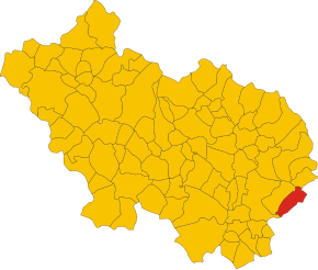 Poziția localității San Vittore del Lazio