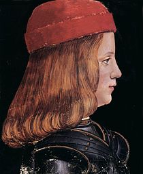 Ercole Massimiliano Sforza (1515. k.) (Giovanni Ambrogio de Predis műve)