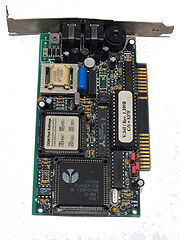 An ISA modem manufactured to conform to the v.34 protocol.