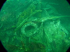 Much of the wreckage is very broken up