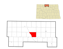 Location of Starbuck Township