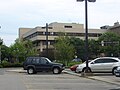 The newer wing of the school, as seen from the North Quincy T station