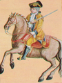 Colonial Cavalry officer of Brazilian Auxiliary troops of the 18th century.