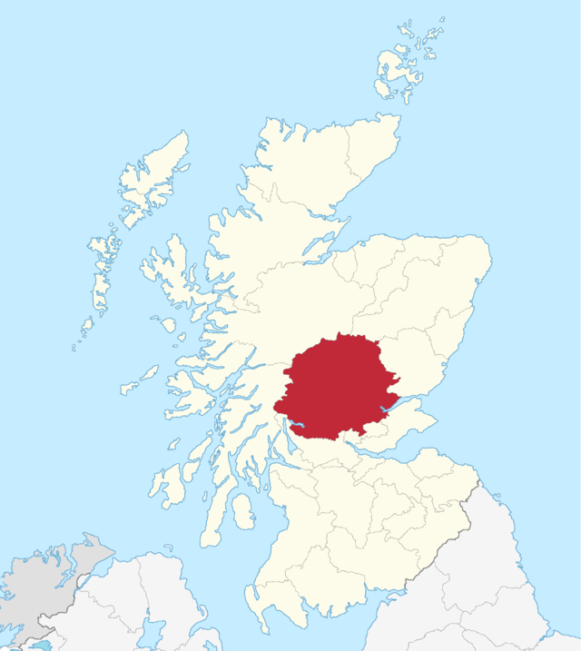 Localisation du comté d'Inverness.