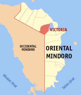 Victoria na Oriental Mindoro Coordenadas : 13°10'19"N, 121°16'32"E