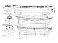 40. list Architectura Navalis Mercatoria – schémata trupů č. 11, 12 a 13