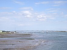 Photographie du pont sur la Seudre à marée basse