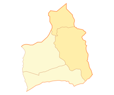 Mapa de localización de Región de Arica y Parinacota