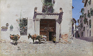 Puerta de una casa en Toledo (1875 - 1878), Museo del Prado.