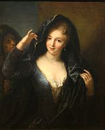 Jeune fille au collier de perles