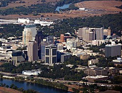 Aerial View o Dountoun Sacramento