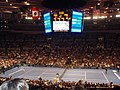 Tournoi de tennis au Garden.