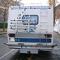 Porta-bicicletes i escala per accedir a la baca.