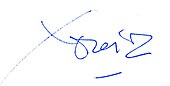signature de Xavier Oriach