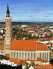 La torre en ladrillo más alta del mundo: iglesia de San Martín de Landshut, Baviera