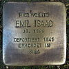 Stolperstein für Emil Isaac