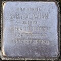 Stolperstein in Bad Pyrmont für Sally Abraham