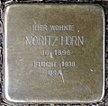 Stolperstein für Moritz Horn (Merowingerstraße 50a)