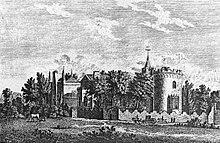 Strawberry Hill, an English villa in the "Gothic Revival" style, built by Gothic writer Horace Walpole Strawberryhill.jpg