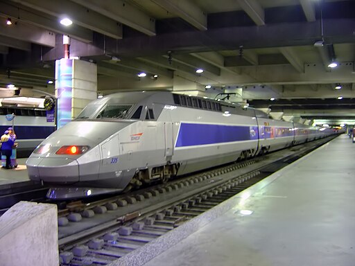 TGV train inside Gare Montparnasse DSC08895