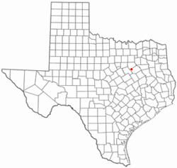 Location of Frost, Texas