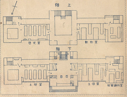 館內構造圖，昭和八年（1933年）