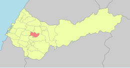 Distretto di Tanzi – Mappa