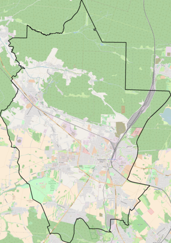 Mapa lokalizacyjna Tarnowskich Gór