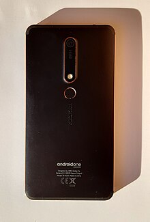 Backside view of used Nokia 6.1 Used Nokia 6.1 backside view.jpg