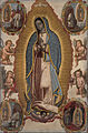 Peinture de la Vierge (vers 1700), avec la couronne