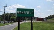 Wakefield community sign